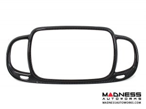FIAT 500 Audio System Frame Cover - Carbon Fiber